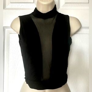 NEW - ASOS Black Crop Top